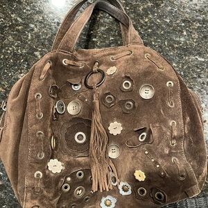Marni Suede and Buttons Purse